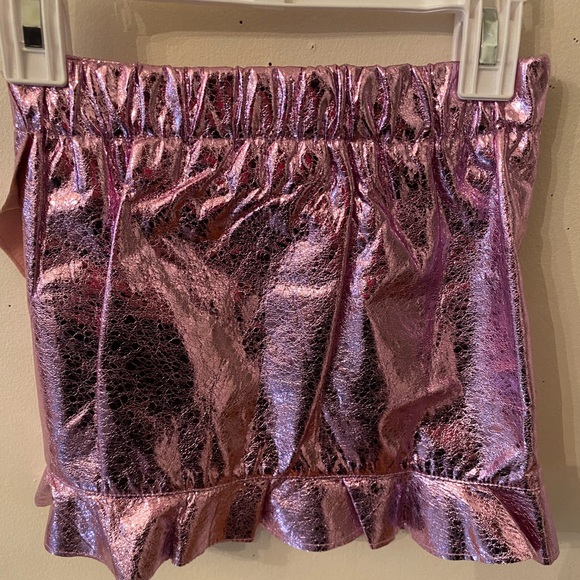 Metallic pink mini skirt - Picture 2 of 6